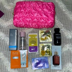 Ulta beauty skincare bag including samples